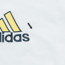 Load image into Gallery viewer, Adidas Large Logo Embroidered Pullover Oversized Crewneck White Sweatshirt - XXL