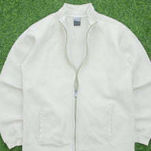 Load image into Gallery viewer, Nike Small Swoosh Embroidered Logo Zip Up Beige Jumper - S/M