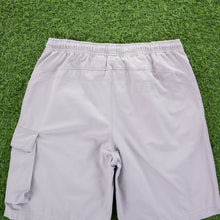 Load image into Gallery viewer, (2006) Nike Small Swoosh Embroidered Pocket Grey Cargo Shorts - M (30-33”)