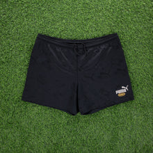 Load image into Gallery viewer, Puma King All Over Print Black Sports Shorts - S (28/30”)