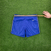 Load image into Gallery viewer, (2000) Nike Team Small Swoosh Embroidered Blue Sports Shorts - XL (34-38”)