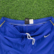 Load image into Gallery viewer, (2000) Nike Team Small Swoosh Embroidered Blue Sports Shorts - XL (34-38”)