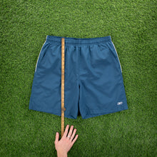 Load image into Gallery viewer, Reebok Small Embroidered Logo Pocket Teal Sports Shorts - L (32-36”)