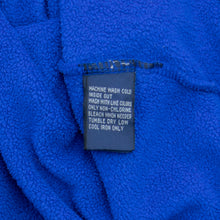 Load image into Gallery viewer, 1999 Nautica Competition USA Spell Out Embroidered Pullover 1/4 Quarter Zip Oversized NauTech Blue Orange Fleece - M/L