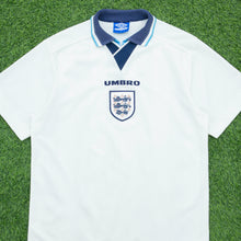 Load image into Gallery viewer, 1995 1997 England Home Football Shirt Size Large Euro 1996 Genuine Original