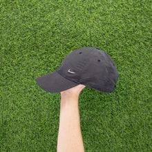 Load image into Gallery viewer, Nike Heritage ‘86 Metal Swoosh Dark Grey Metallic 6 Panel Cap - One Size