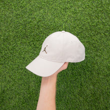 Load image into Gallery viewer, Nike Jordan Jumpman Embroidered White Brown 6 Panel Cap - One Size