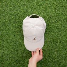 Load image into Gallery viewer, Nike Jordan Jumpman Embroidered White Brown 6 Panel Cap - One Size