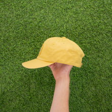 Load image into Gallery viewer, (1999) Nike Athletic Dept 1972 ‘N’ Graphic Badge Embroidered Swoosh Yellow Grey 6 Panel Cap - One Size