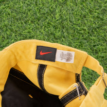 Load image into Gallery viewer, (1999) Nike Athletic Dept 1972 ‘N’ Graphic Badge Embroidered Swoosh Yellow Grey 6 Panel Cap - One Size