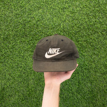 Load image into Gallery viewer, Nike Japan Just Do It Large Swoosh Embroidered Brown Beige 6 Panel Snapback Cap - One Size