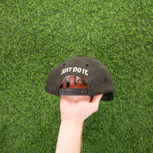Load image into Gallery viewer, Nike Japan Just Do It Large Swoosh Embroidered Brown Beige 6 Panel Snapback Cap - One Size