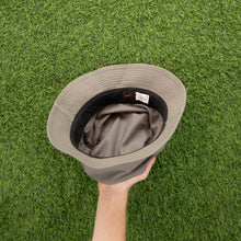 Load image into Gallery viewer, (2000) Nike Small Swoosh Embroidered Khaki Green Bucket Hat - One Size (L/XL)