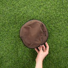 Load image into Gallery viewer, (2001) Nike Small Swoosh Embroidered Contrast Stitch Brown Black Bucket Hat - One Size (M/L)