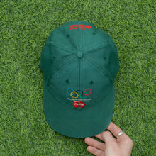 Load image into Gallery viewer, Olympics Coca-Cola Refreshing The Olympic Spirit Embroidered Promotional 6-Panel Snapback Cap - One Size