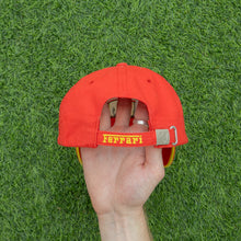 Load image into Gallery viewer, Ferrari Embroidered Crest Racing Automobile Red 6-Panel Cap - One Size