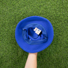 Load image into Gallery viewer, (2000) Adidas Embroidered Logo Teddy Sherpa Fleece Blue White Bucket Hat - One Size (L)