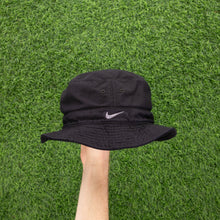 Load image into Gallery viewer, (2001) Nike Small Swoosh Embroidered Navy White Bucket Hat - One Size (M/L)