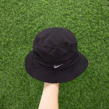 Load image into Gallery viewer, (2001) Nike Small Swoosh Embroidered Navy White Bucket Hat - One Size (M/L)