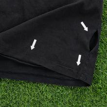 Load image into Gallery viewer, (2000) Nike Small Swoosh Embroidered Black T-Shirt - L