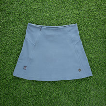 Load image into Gallery viewer, (2000) Women’s Adidas ClimaLite 3-Stripe Centre Logo Embroidered Blue White Sports Skirt - M (10-12)