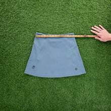 Load image into Gallery viewer, (2000) Women’s Adidas ClimaLite 3-Stripe Centre Logo Embroidered Blue White Sports Skirt - M (10-12)