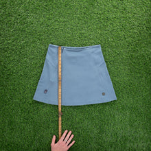 Load image into Gallery viewer, (2000) Women’s Adidas ClimaLite 3-Stripe Centre Logo Embroidered Blue White Sports Skirt - M (10-12)