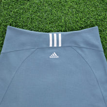 Load image into Gallery viewer, (2000) Women’s Adidas ClimaLite 3-Stripe Centre Logo Embroidered Blue White Sports Skirt - M (10-12)
