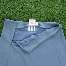 Load image into Gallery viewer, (2000) Women’s Adidas ClimaLite 3-Stripe Centre Logo Embroidered Blue White Sports Skirt - M (10-12)