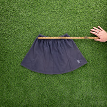 Load image into Gallery viewer, (2000) Women’s Nike Tennis Court Embroidered Logo Navy Sports Skirt - L (12-14)