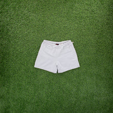 Load image into Gallery viewer, (2000) Women’s Nike Small Swoosh Tab Pocket Light Blue Shorts - M (10-12)