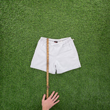 Load image into Gallery viewer, (2000) Women’s Nike Small Swoosh Tab Pocket Light Blue Shorts - M (10-12)