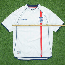Load image into Gallery viewer, 1995 1997 England Gascoigne 8 Home Football Shirt Size XL Euro 1996 Genuine Original (Copy 3)