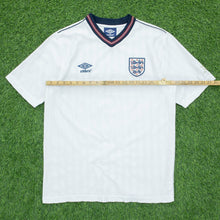 Load image into Gallery viewer, 1995 1997 England Gascoigne 8 Home Football Shirt Size XL Euro 1996 Genuine Original (Copy 4)