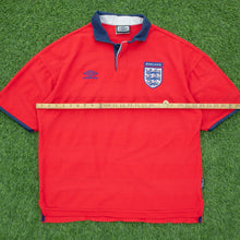 Load image into Gallery viewer, 1995 1997 England Gascoigne 8 Home Football Shirt Size XL Euro 1996 Genuine Original (Copy 7)
