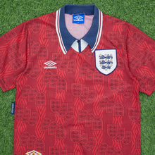 Load image into Gallery viewer, 1995 1997 England Gascoigne 8 Home Football Shirt Size XL Euro 1996 Genuine Original (Copy 8)