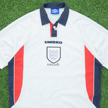Load image into Gallery viewer, 1995 1997 England Gascoigne 8 Home Football Shirt Size XL Euro 1996 Genuine Original (Copy 9)