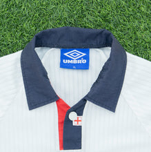 Load image into Gallery viewer, 1995 1997 England Gascoigne 8 Home Football Shirt Size XL Euro 1996 Genuine Original (Copy 9)