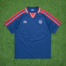 Load image into Gallery viewer, 1995 1997 England Gascoigne 8 Home Football Shirt Size XL Euro 1996 Genuine Original (Copy 11)