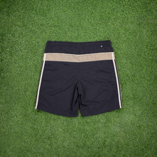 Load image into Gallery viewer, (2004) Adidas 3-Stripe Embroidered Logo Piping Black Swim Sports Shorts - M/L (32/34”)