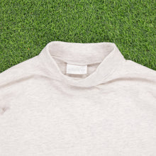 Load image into Gallery viewer, (1995) Adidas Spell Out Embroidered Turtleneck Light Grey Long Sleeve T-Shirt - L/XL