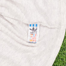 Load image into Gallery viewer, (1995) Adidas Spell Out Embroidered Turtleneck Light Grey Long Sleeve T-Shirt - L/XL