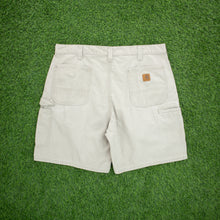 Load image into Gallery viewer, Carhartt Carpenter Workwear Canvas Beige Shorts - 38”