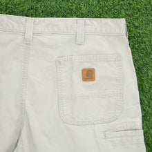 Load image into Gallery viewer, Carhartt Carpenter Workwear Canvas Beige Shorts - 38”