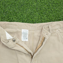 Load image into Gallery viewer, Carhartt Carpenter Workwear Canvas Beige Shorts - 36”