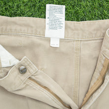 Load image into Gallery viewer, Carhartt Carpenter Workwear Canvas Beige Shorts - 36”