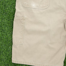 Load image into Gallery viewer, Carhartt Carpenter Workwear Canvas Beige Shorts - 36”