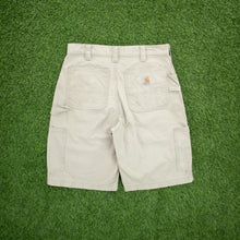 Load image into Gallery viewer, Carhartt Carpenter Workwear Canvas Beige Shorts - 32”