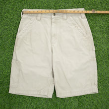 Load image into Gallery viewer, Carhartt Carpenter Workwear Canvas Beige Shorts - 32”