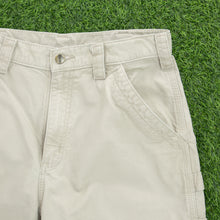 Load image into Gallery viewer, Carhartt Carpenter Workwear Canvas Beige Shorts - 32”